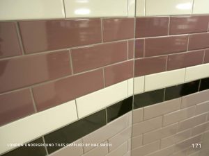 LONDON UNDERGROUND TILES SUPPLIED BY H&E SMITH