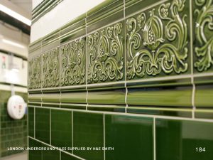 LONDON UNDERGROUND TILES SUPPLIED BY H&E SMITH
