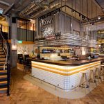 Pub tiles - Giraffe Restaurant, Bath