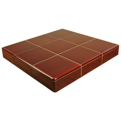 Burgundy Ceramic Fireplace Tiles