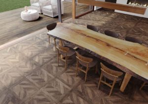 Parquet Wood Effect Anti-Slip Tiles