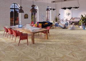 Parquet Wood Effect Anti-Slip Tiles