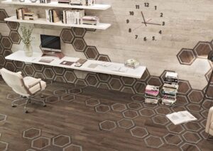 Parquet Wood Effect Anti-Slip Tiles