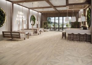 Parquet Wood Effect Anti-Slip Tiles