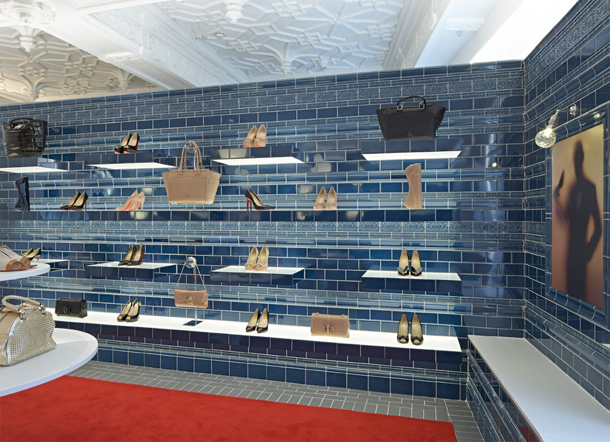 Christian Louboutin Store Period Embossed Tiles