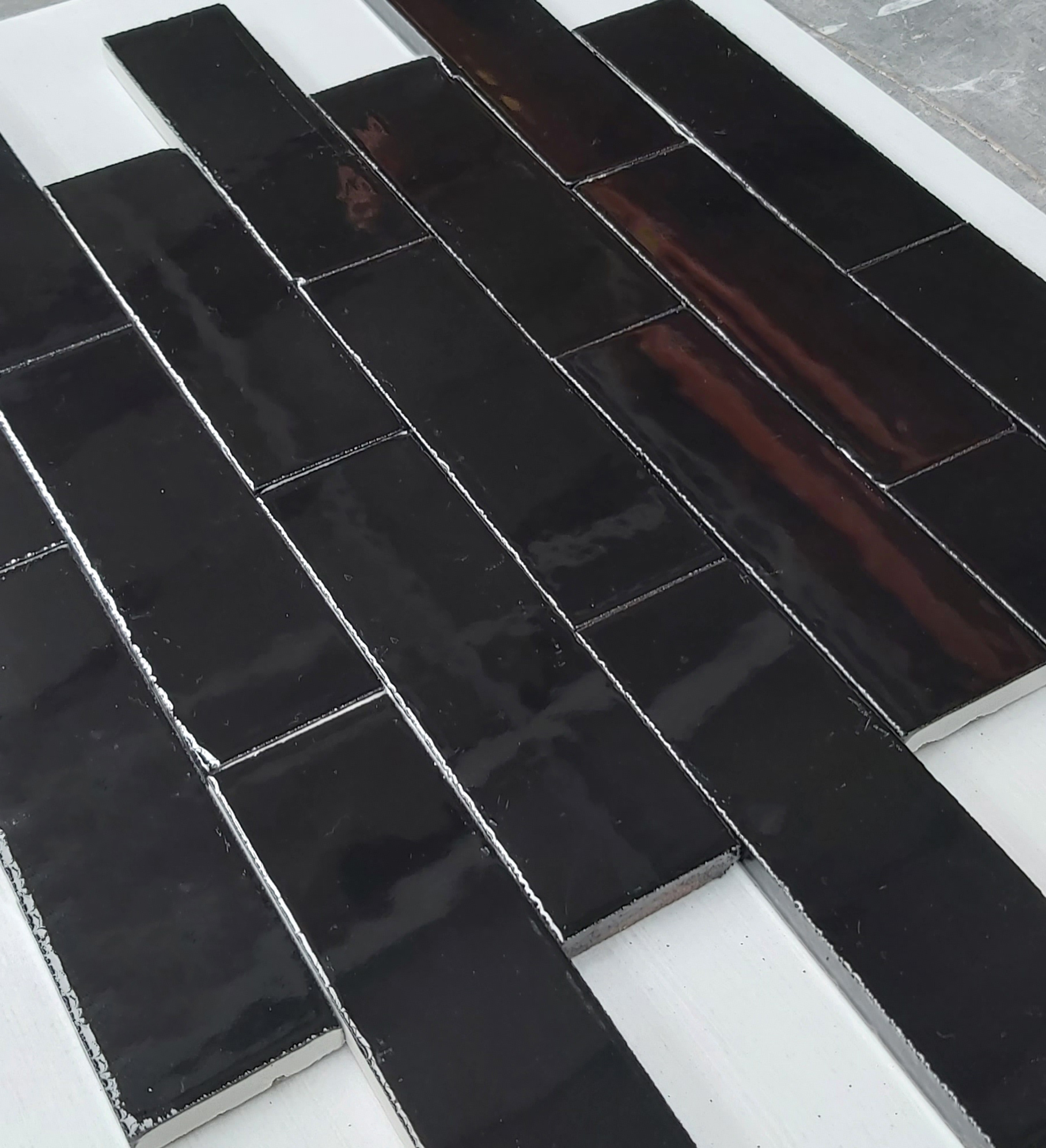 Black Eco Brick Slip