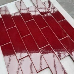 Burgundy Glazed Brick Slip