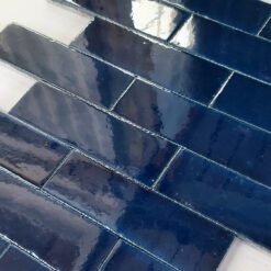 Midnight Glazed Brick Slip