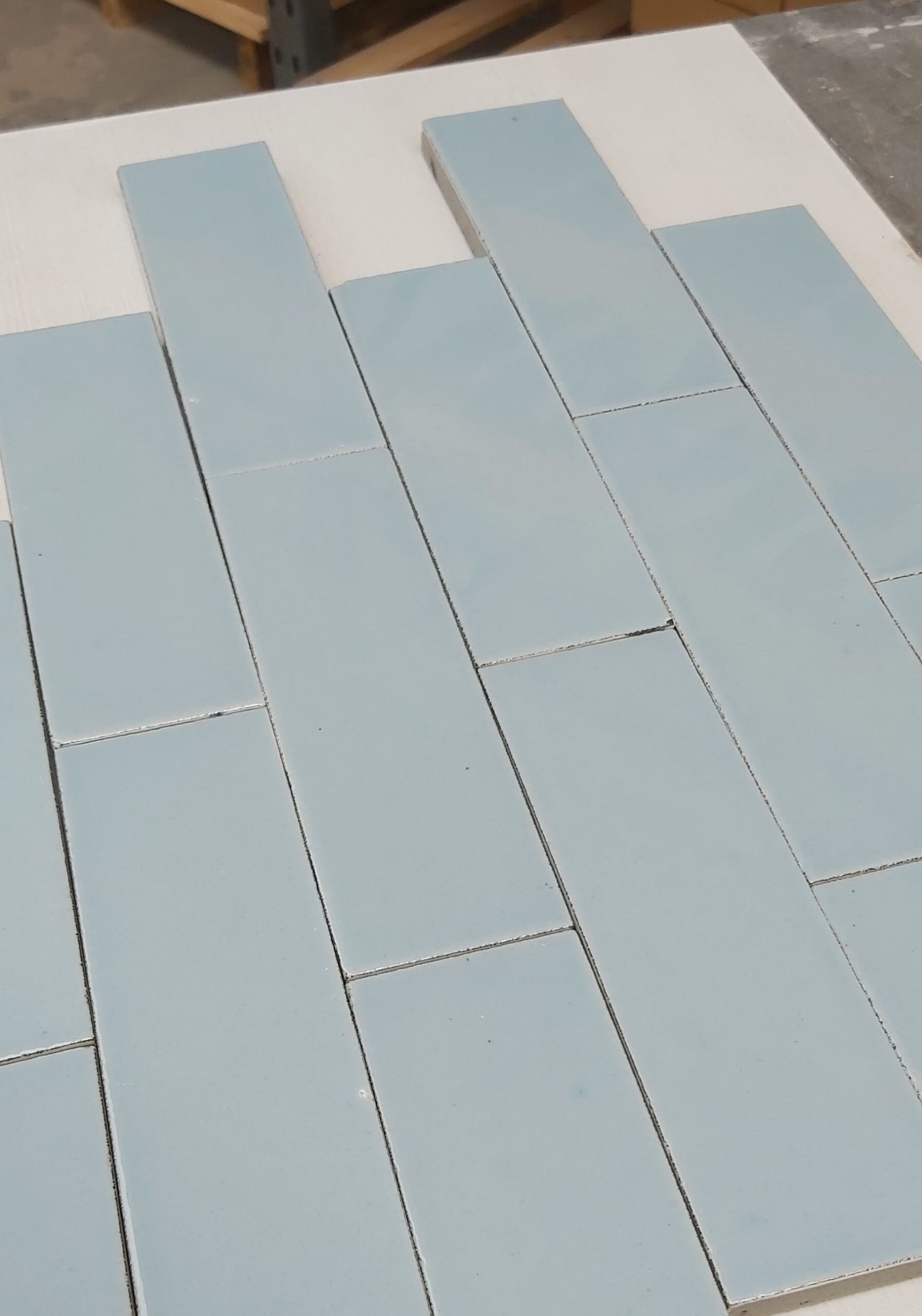 Winter Morning Glazed Brick Slip