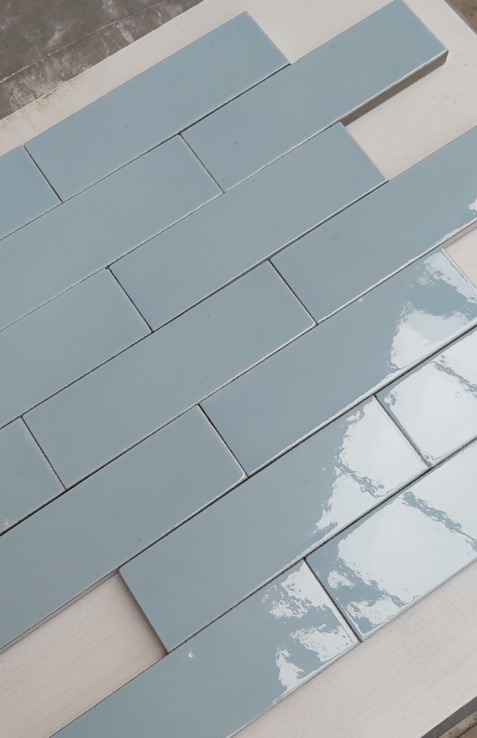 Winter Morning Glazed Brick Slip