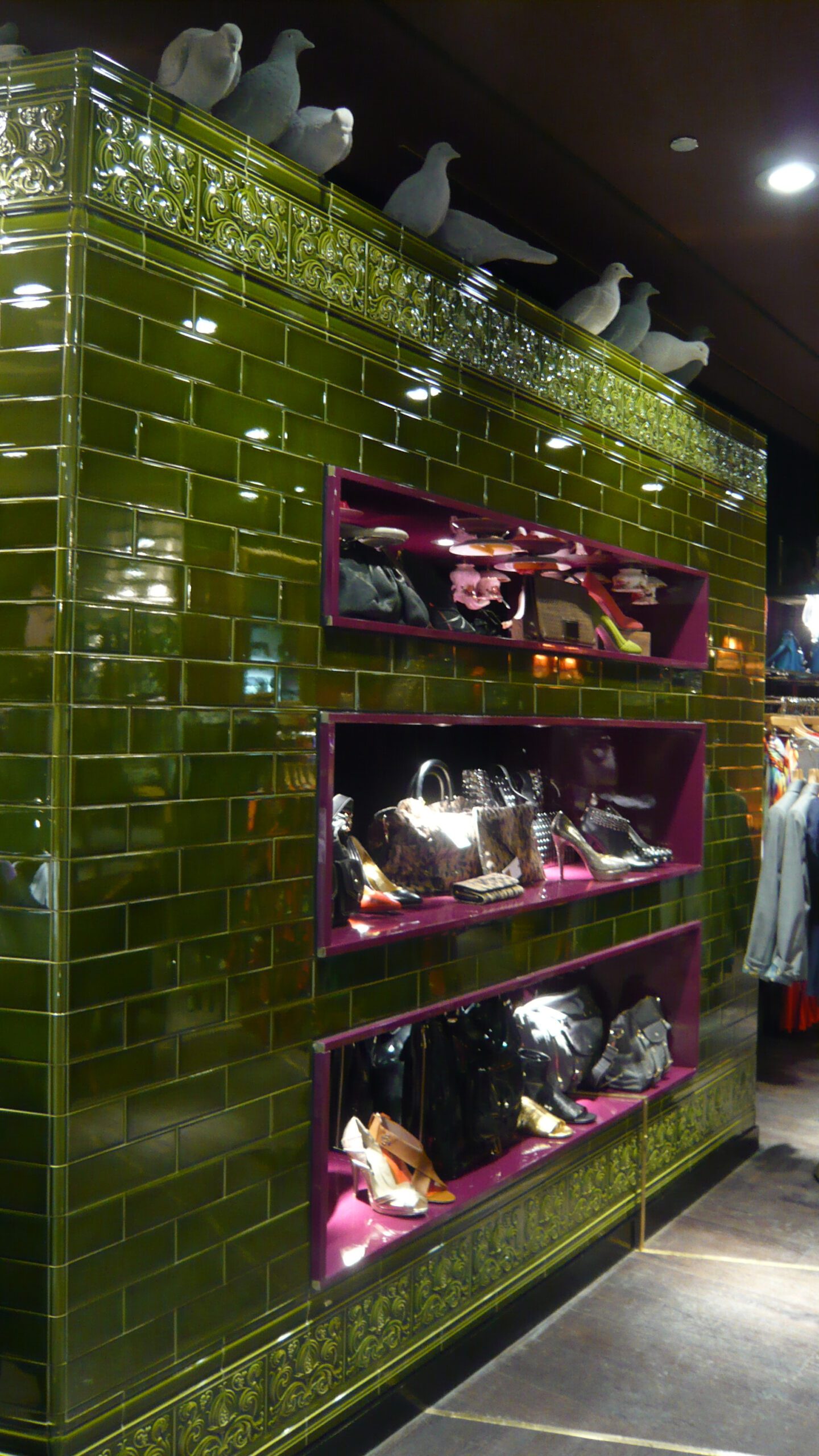 Period Embossed Tiles in Ted Baker