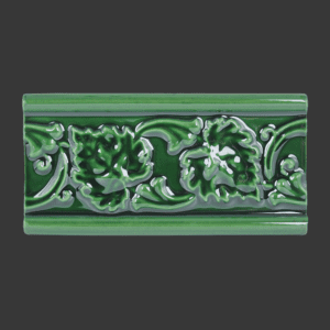 Victorian Green Leaf Tile
