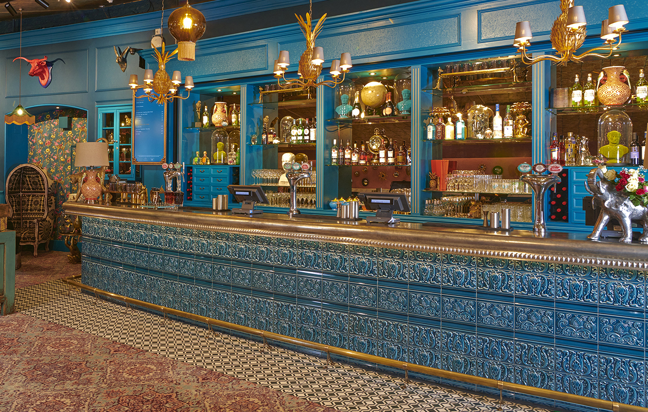 Royal Albert Hall 1871 Bar - Period Embossed Tiles