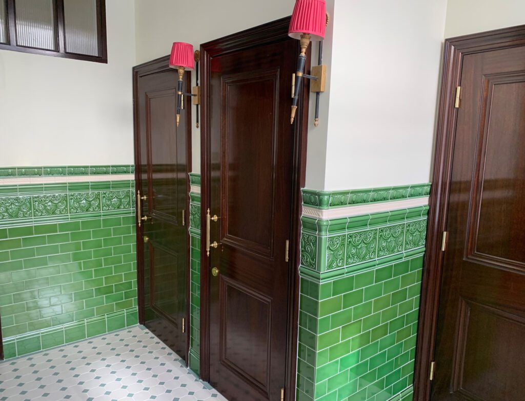 Athenaeum Club Period Embossed Tiles