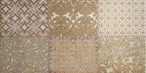 Glade Bege Decor Pressed Tile