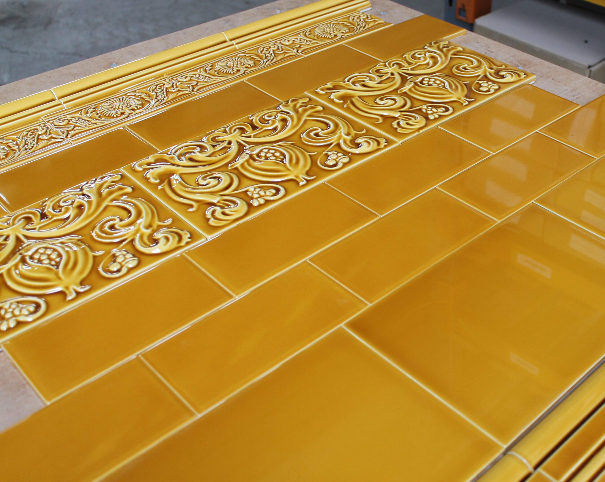 Selection of Tiles in Honey